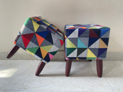 Star Stool Multicolor