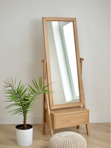 Peach Standing Mirror