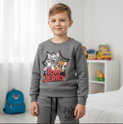 Tom Jerry Gray Shirt