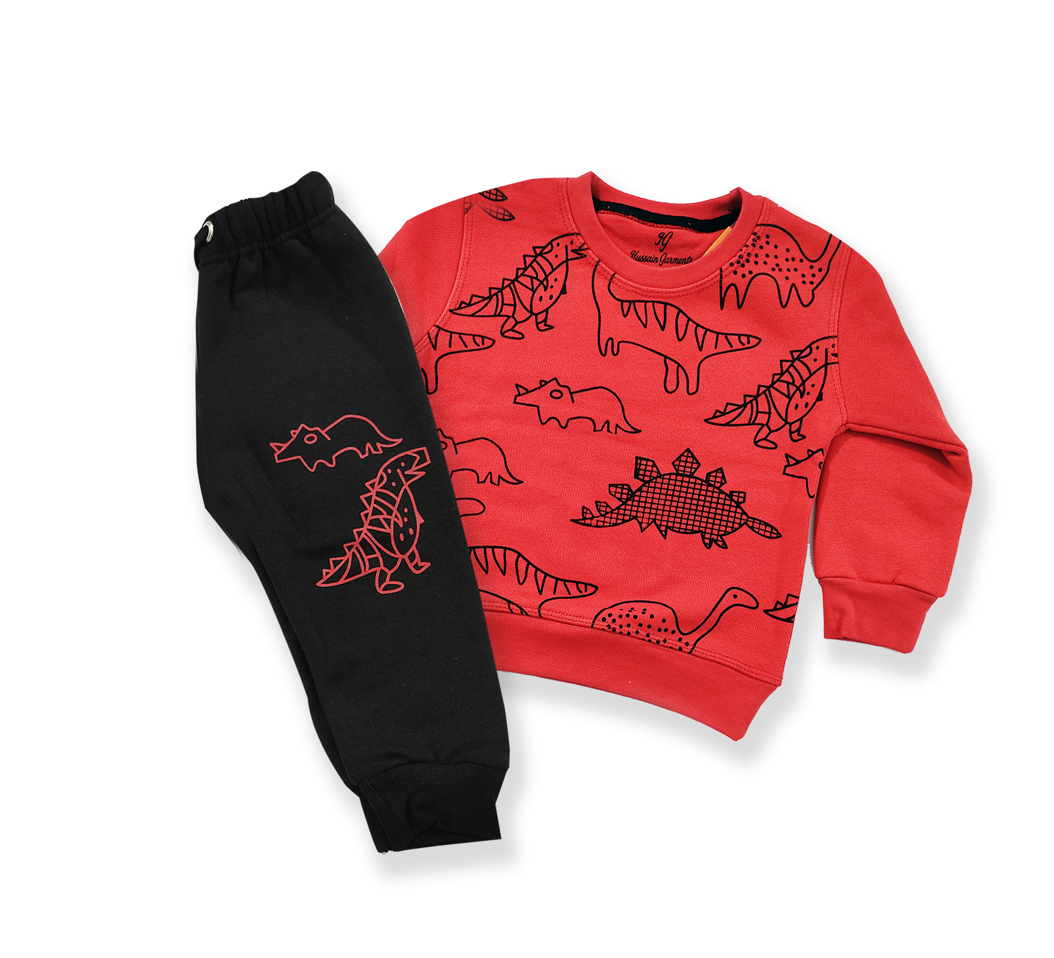 Zoo Trouser and Shirt in Red - Image 2